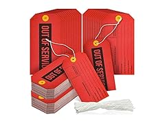 200 Pack Out of Service Tags With Wire