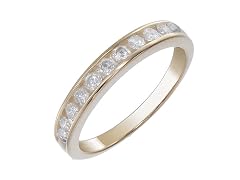 1/4 CT Diamond Wedding Band 14K Gold