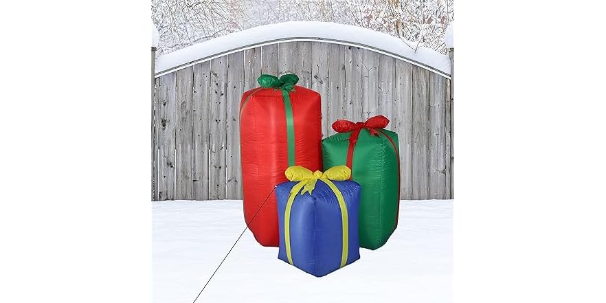 Inflatable Holiday Present Trio