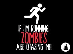 Zombies Chase Me Tote