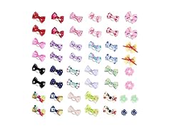 Rimobul 50PCS Yorkie Pet Hair Bows