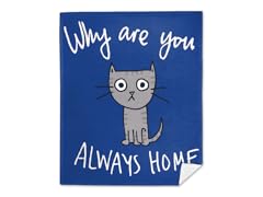 Cat Needs Alone Time Blanket