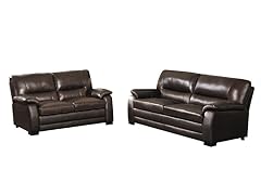 West Elah Premium Leather Sofa & Loveseat