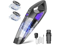 ATONEP Cordless Handheld Vacuum Cleaner with Large Battery, Powerful Suction (Open Box)