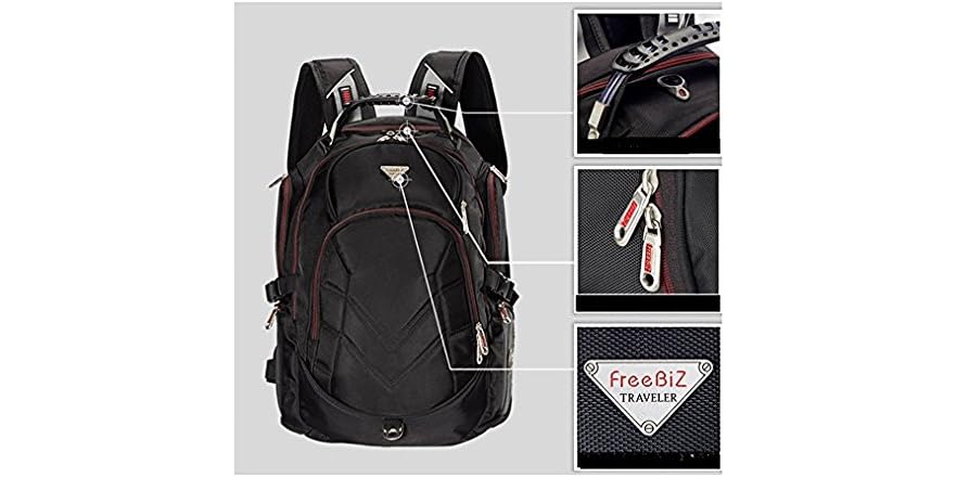 freebiz 18.4 inches laptop backpack