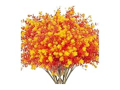Grunyia Artificial Fall Flowers -Orange