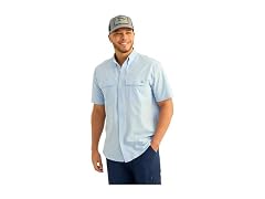 HUK Men's Next Level Button Down Shirt (Small)