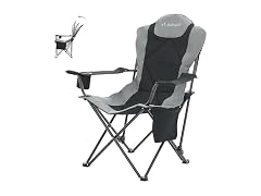 Aohanoi Grey Heavy Duty Camping Chair