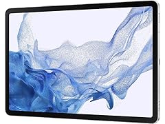 Samsung Galaxy Tab S8+ Tablet, Silver