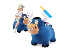 iPlay iLearn Plush Ride-On Bull