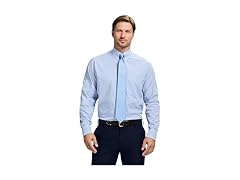 IZOD Dress Shirt (L) Blue Check