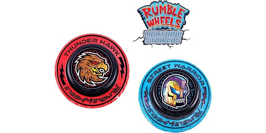The Cart Rumbles Rumble Wheels Lightning Strikers 2-Pack