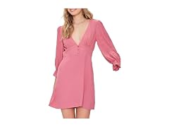 Forever 21 Women's (L) Plunging Trumpet-Sleeve Min
