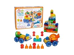 Jelly Blox Construction Site Set | Includes 75 Pieces