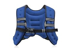 ZELUS Blue Reflective Weighted Vest 12lb