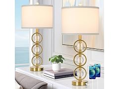 VerRon Set of 2 Modern Table Lamps