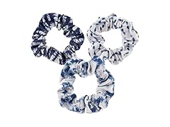 Karma, Velvet Scrunchie Set Indigo Blue