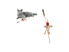 SPOT Skinneeez Stuffing-Free Cat Teaser Wand
