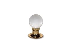 Krystal Touch of NewYork 3609BPA Basketball Passive Doorknob, 2.5-Inch, Brass