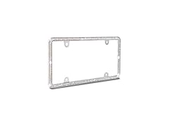 Crystal Metal License Plate Frame