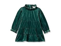 Amazon Essentials x Sofia Grainge Baby Girls Long Sleeve Velour Dress