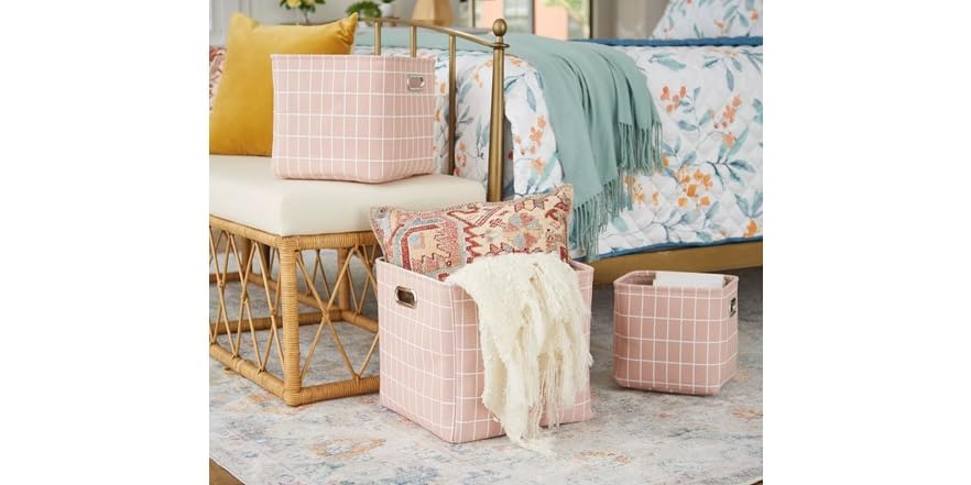 Nested Collapsible Nesting and Collapsible Storage Bins