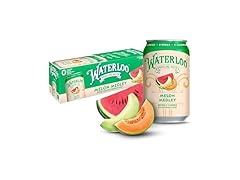 12PK Waterloo Sparkling Water, Melon Medley