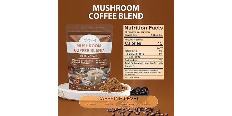 Curated visual reference: Fresh Look at Yege Mushroom Coffee