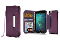 Urge Basics Wallet iPhone 6 Case, Purple