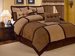 Dareen 7pc Comforter Set - Brown - 2 Sizes