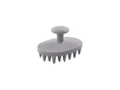Dexas BrushBuster Silicone Gentle Dog Grooming Brush, Gray
