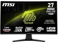 MSI 27" QHD Curved Monitor | MAG 274CQFB E18