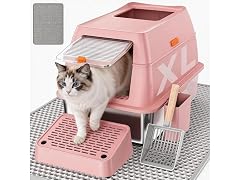 Stainless Steel Litter Box with Lid, Extra Large