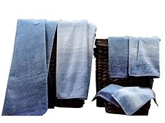 6-Piece Yarn Dyed Jacquard Towel Set