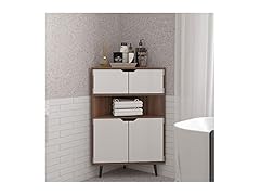 SogesHome Wood Corner Cabinet