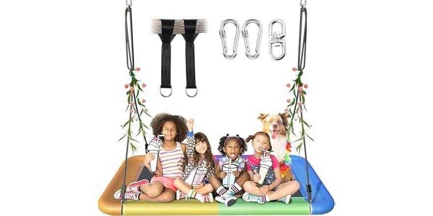 Colorful Tree Swing