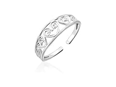 Thai Jewelry Silver Plain Toerings