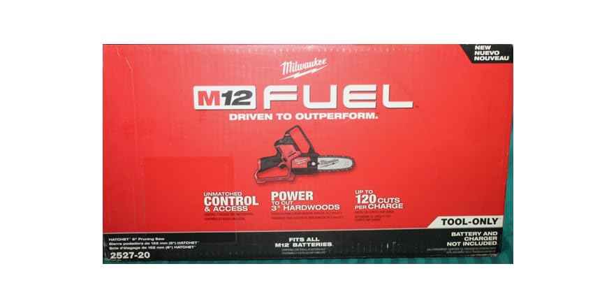 $89.99 | Milwaukee M12 FUEL HATCHET 6" Pruning Saw (Tool-Only) at Woot!