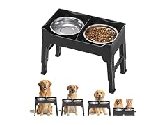 CZPET Elevated Dog Bowls Stainless