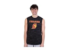 Ultra Game Men's Tank Black Space Dye (S)