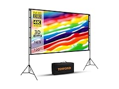 TOWOND 120 inch Projector Screen