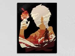 "Fire and Lightning" Metal Poster