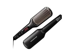 MEGAWISE Pro Ceramic Ionic Hair Straightener Brush