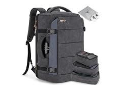 Black/Blue 40L Travel Backpack