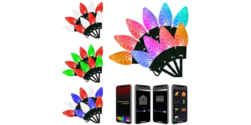 Probro App Programmable C9 LED Christmas Lights