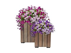 Sunnydaze Indoor/Outdoor Wooden Planter Boxes, 2PK