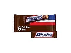 Snickers Full Size Choc Bars 11.16oz 6ct