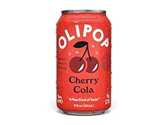 1CT OLIPOP Cherry Cola Prebiotic Soda, 12 OZ