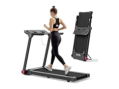 Goplus 3.75HP Folding Treadmill Bluetooth