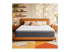 Mutesleep 12 Inch King Memory Foam Mattress, Medium Firm